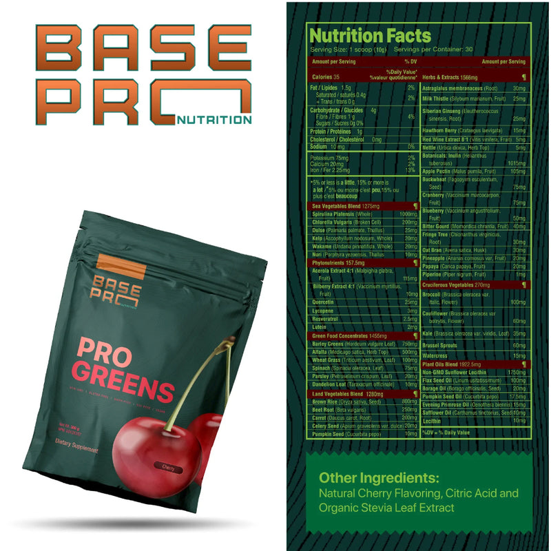 Base Pro Nutrition | Pro Greens (30 Servings)