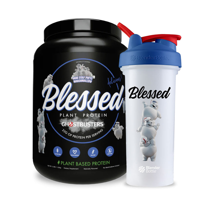 EHP Labs | Blessed Plant Protein Ghostbusters Series (2.3 lbs) + Bonus Shaker