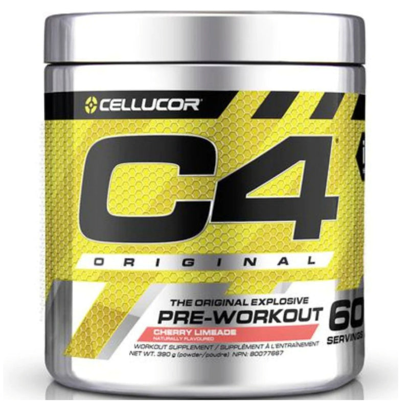 Cellucor C4 Original Pre-Workout Supplement 60 servings Bottle Image Cherry Limeade.