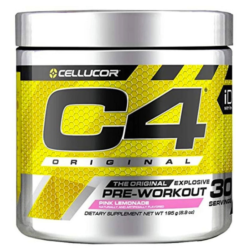Cellucor C4 Original Pre-Workout Supplement 30 servings Bottle Image pink lemonade.