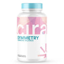 Cira Symmetry hormone balance supplement bottle on a white background
