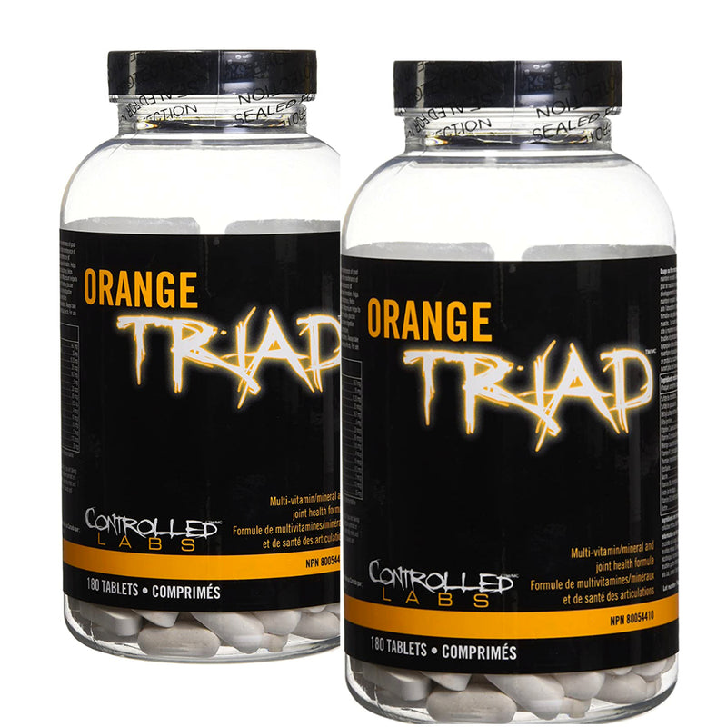 50% OFF 2nd | Controlled Labs Orange Triad (2 x180 Tabs)