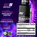 EFX Sports | Kre-Alkalyn Creatine 750 mg (120 Caps)