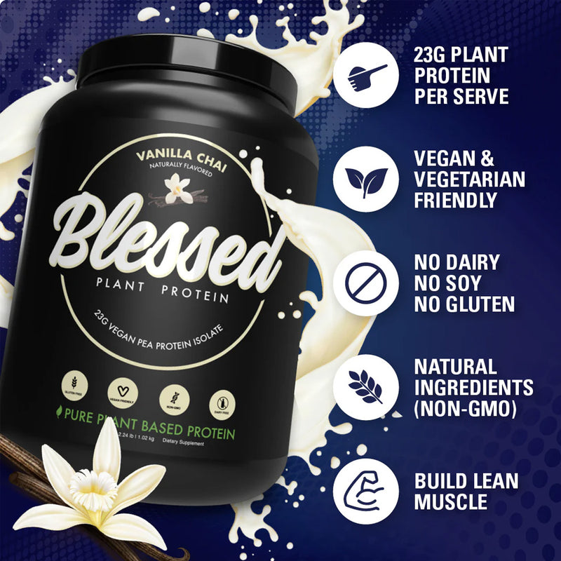 EHP Labs | Blessed Plant Protein Ghostbusters Series (2.3 lbs) + Bonus Shaker