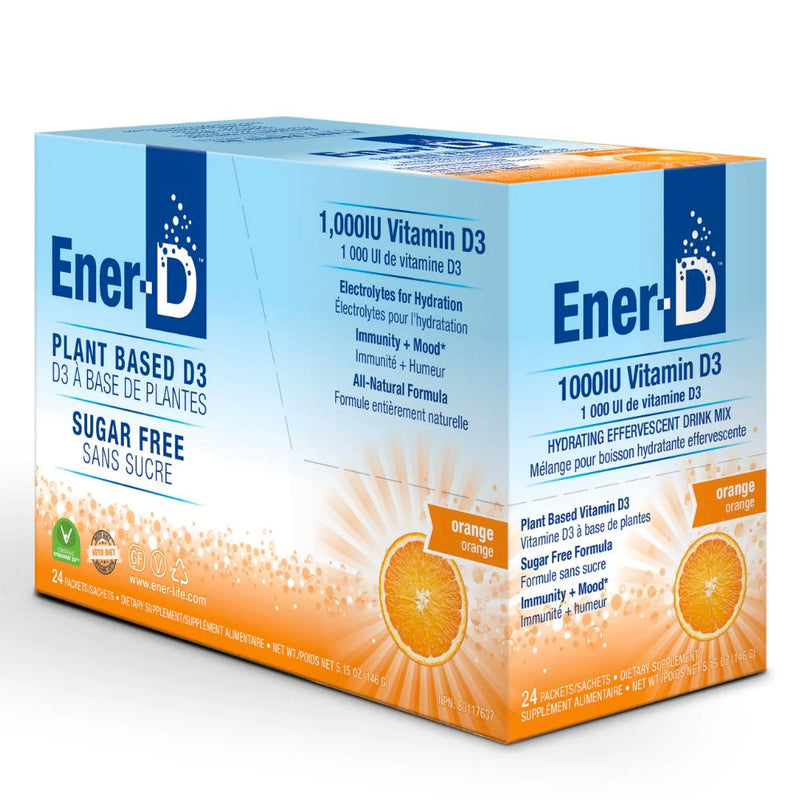 Ener-D | Vitamin D Drink Mix (24 Sachet Carton)