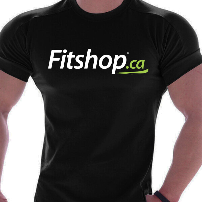 Fitshop | Premium T-Shirt 'Black with Logo'