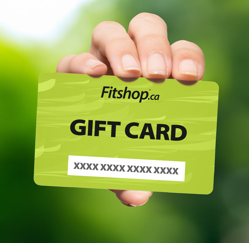 Give the gift of choice with the FitShop.ca E-Gift Card! Perfect for any fitness enthusiast, this digital gift card offers the flexibility to choose from a wide range of top-quality supplements, workout gear, and fitness accessories.