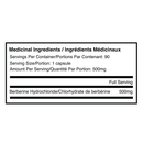 Fortitude Health | Berberine 500 mg (90 Vcaps)