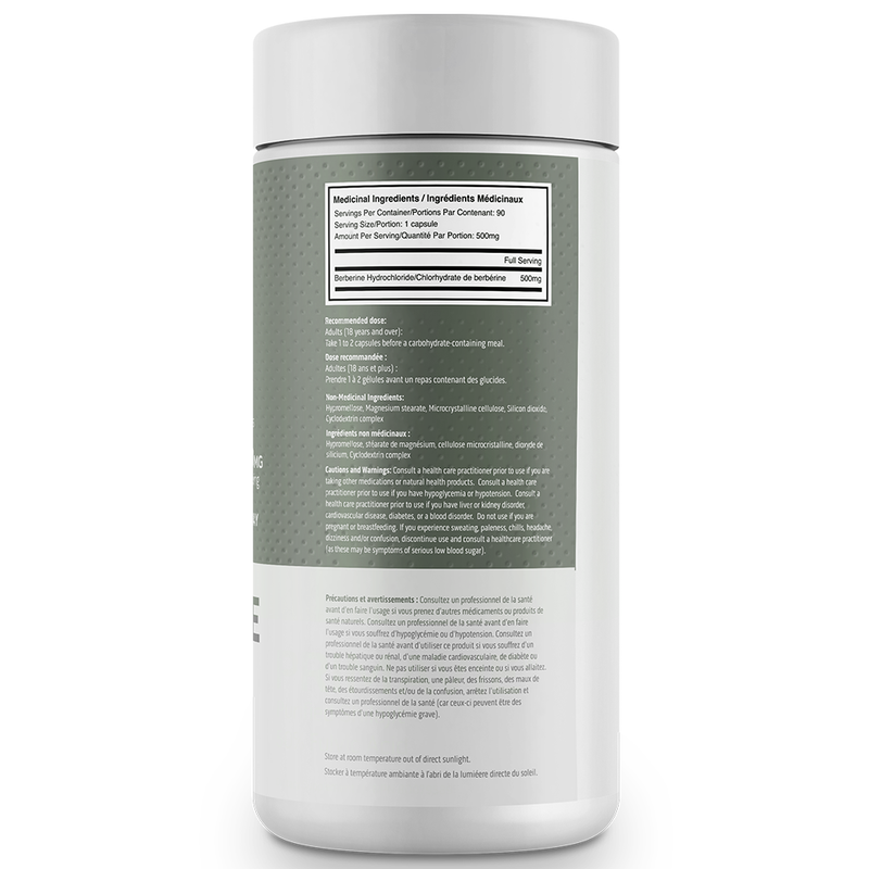 75% OFF 2nd |  Fortitude Health Berberine 500mg (2x90 Vcaps)