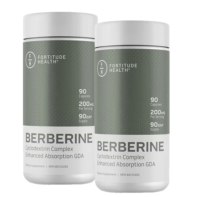 Buy 1 Get 1 FREE! Fortitude Health Berberine (2x90 Vcaps)