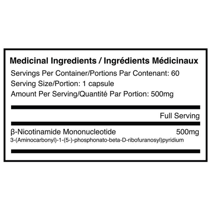 Fortitude Health | NMN 500 mg (60 Vcaps)