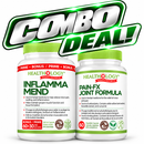 Healthology COMBO DEAL!  INFLAMMA-MEND + PAIN-FX