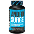 Supplement bottle labeled 'Andro Surge' on a white background