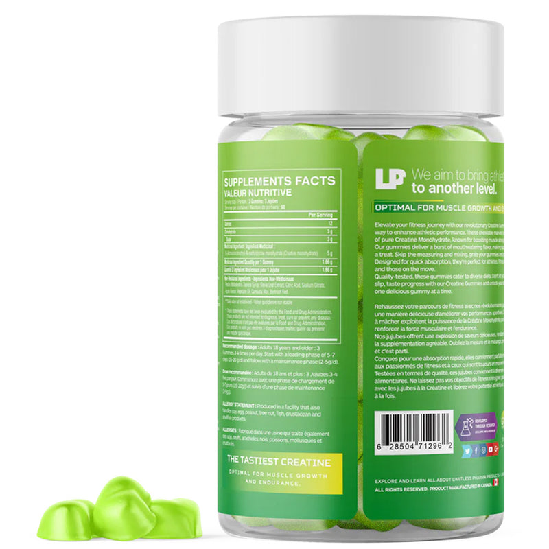 Limitless Pharma | Creatine Gummies (180 Gummies)