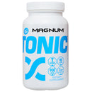 White supplement bottle labeled 'Magnum Tonic' on a white background