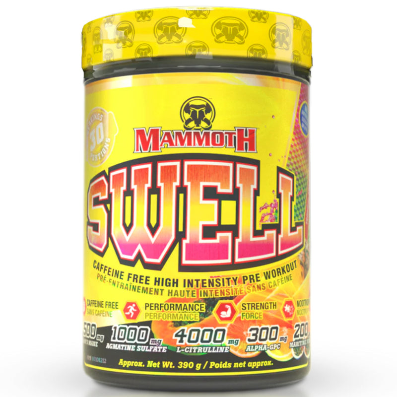 Mammoth | SWELL (30 Servings) Pre-Workout Non-Stim