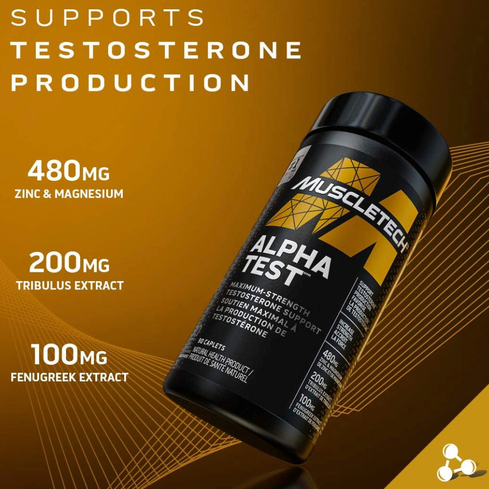 Muscletech Testosterone Buy Muscletech ALPHA TEST (90 Caps) Boost Testosterone | Fitshop.ca