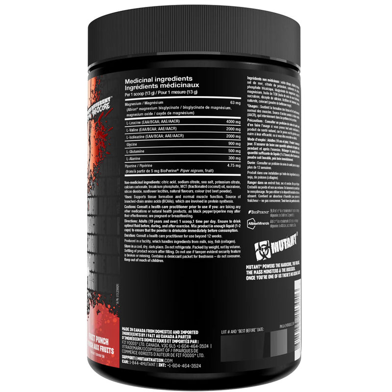 MUTANT | Hardcore BCAA (30 Servings)