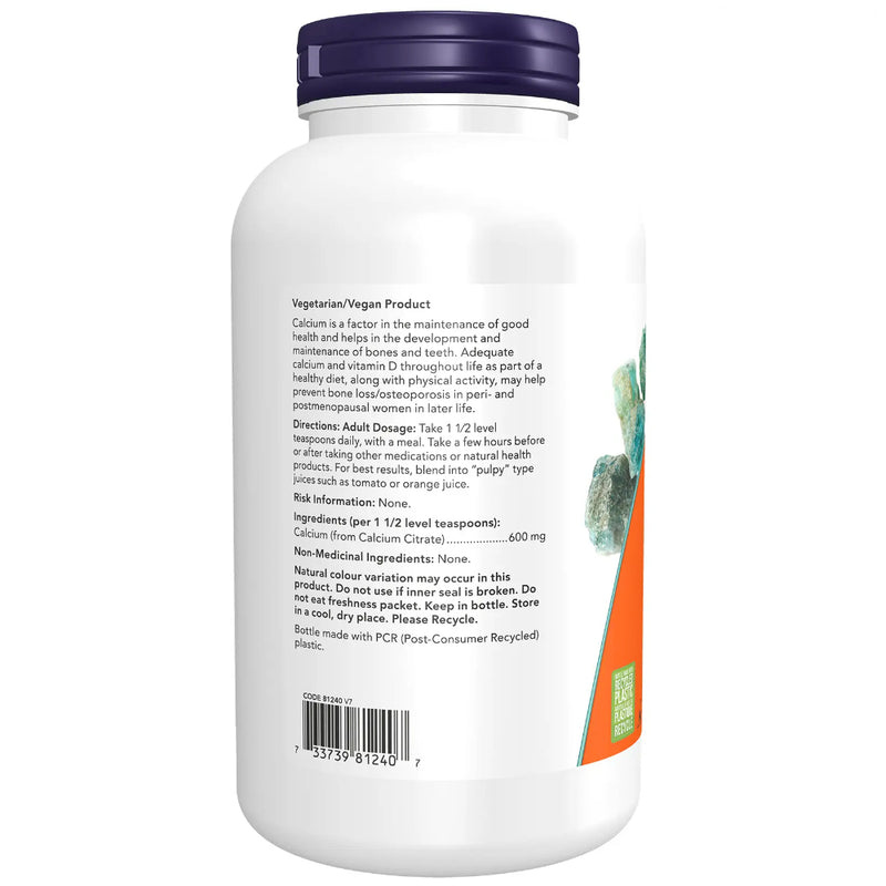 NOW Foods | Calcium Citrate Powder (227 g)