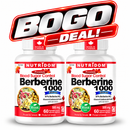 NUTRIDOM Berberine 10000 HCL BOGO DEAL! (2 x 60 Caps)