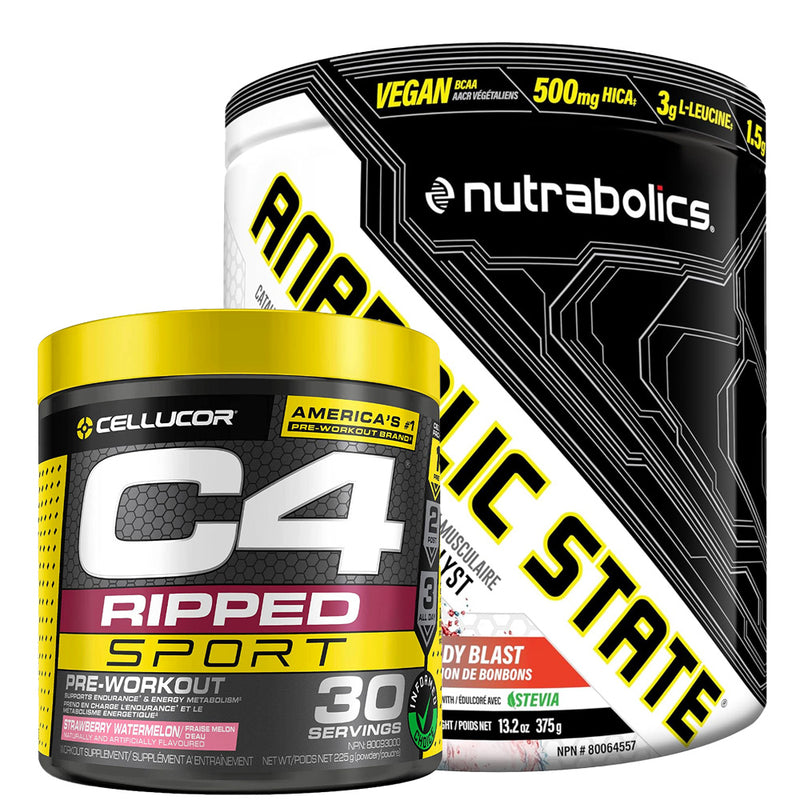 FREE C4 Ripped with Anabolic State (Both 30 servings)