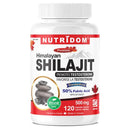 Nutridom Himalayan Shilajit supplement bottle on a white background