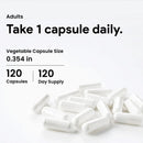 White capsules with text on a white background