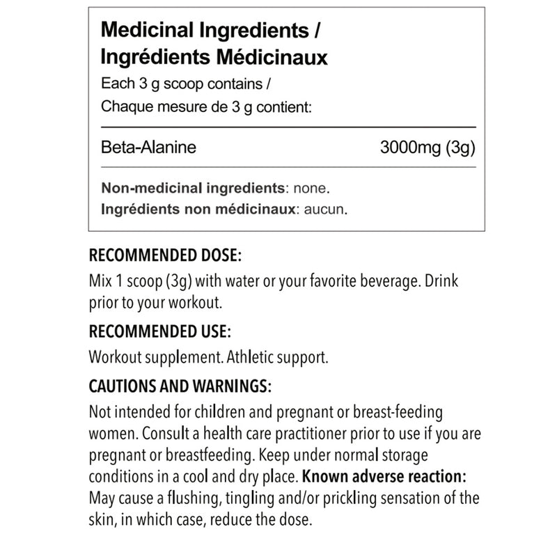 One Brand Nutrition | Beta-Alanine (500 g) 166 servings | Vegan