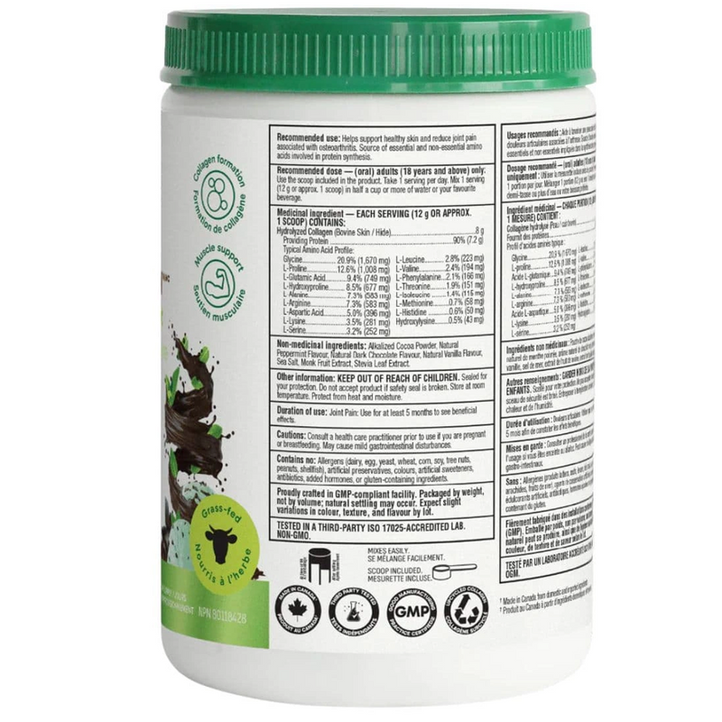 Organika | Enhanced Collagen CHOCOLATE Chip Mint (252 g)