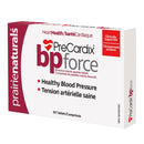 Packaging for Prairie Naturals PreCardix bp force, showing 60 tablets in a white and red box.