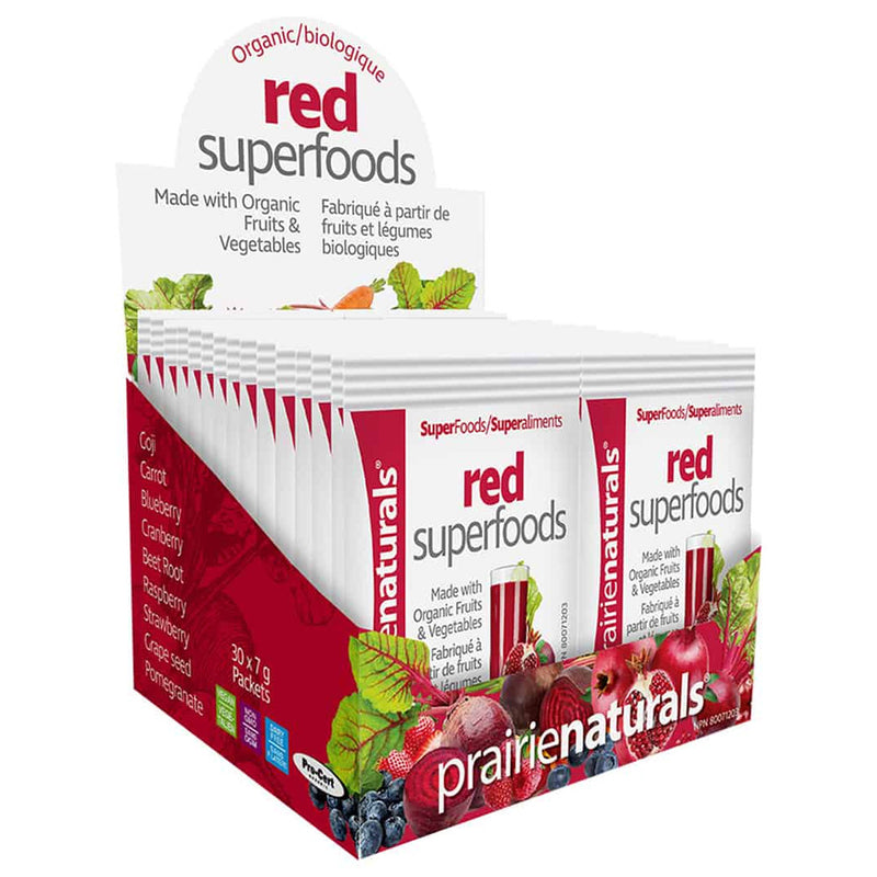 Prairie Naturals | RED Superfoods (30 Single Packs) Box