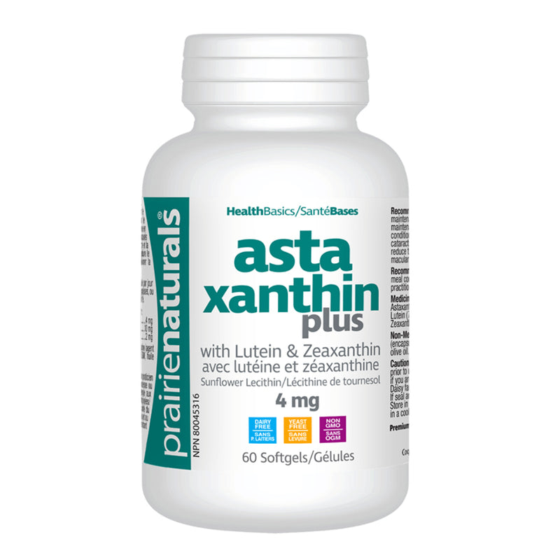 Buy Now! Prairie Naturals Astaxanthin Plus, Mother Nature’s Super Antioxidant Trio for Good Vision and Healthy Aging!