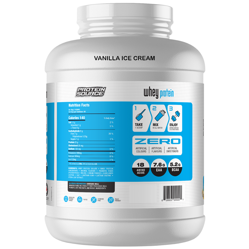 Protein Source | Whey Protein (5 lbs) Grass Fed