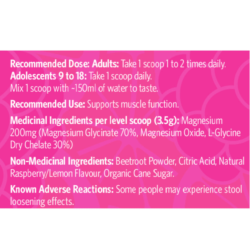 Pure Lab Vitamins | Magnesium Glycinate Powder Flavored (60 Servings)