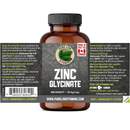 Pure Lab Vitamins | Zinc Glycinate (60 caps)