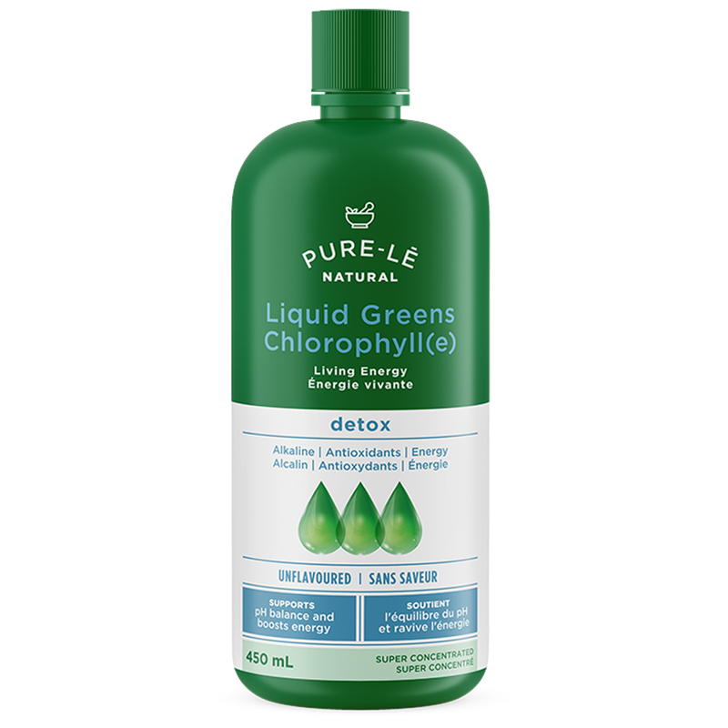 PURE-LE | Liquid Greens Chlorophyll UNFLAVOURED (450 ml)