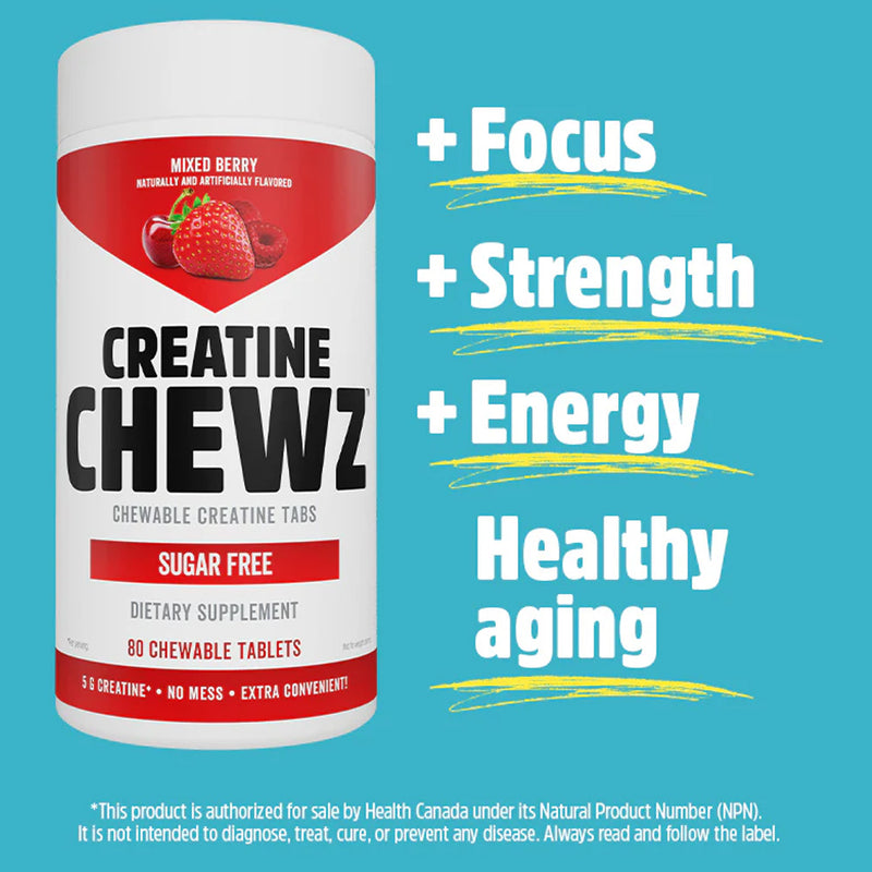 PVL | Creatine CHEWZ (80 Tablets)