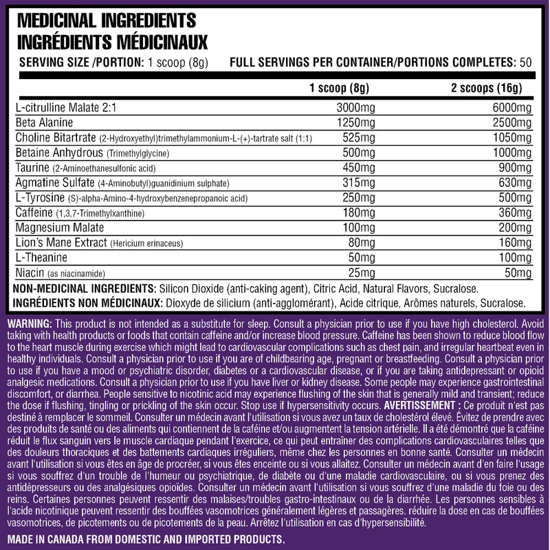 Sun Supplements | Pre-X / Pre-Workout (50 Servings)