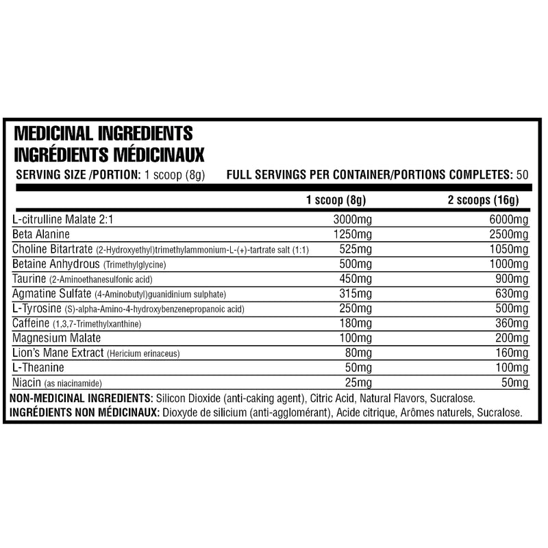 Sun Supplements | Pre-X / Pre-Workout (50 Servings)