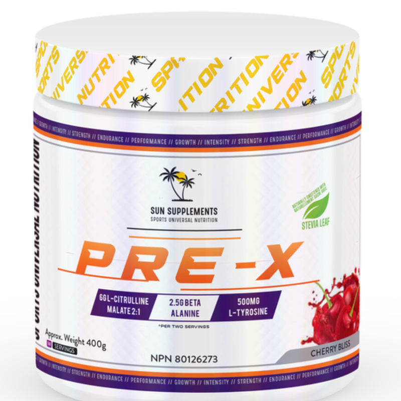 Sun Supplements | Pre-X / Pre-Workout (50 Servings)