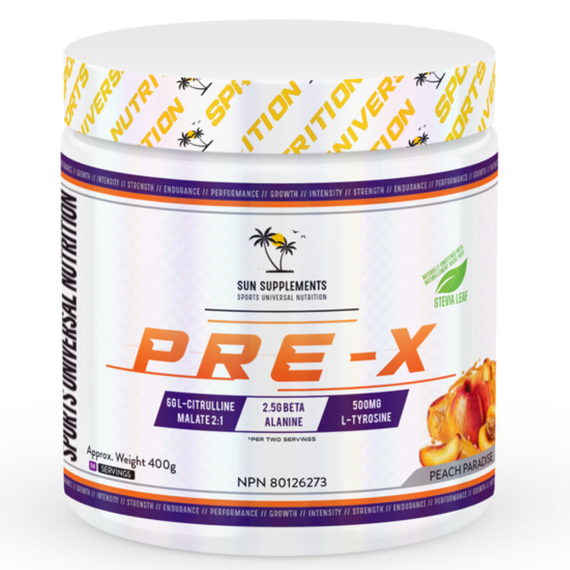 Sun Supplements | Pre-X / Pre-Workout (50 Servings)