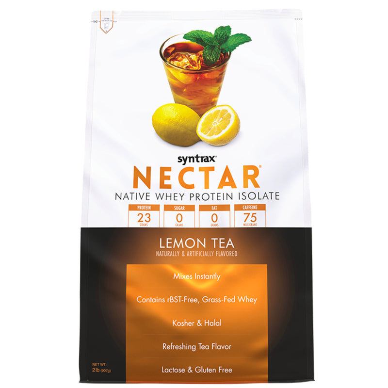 Buy Now! Nectar Whey Protein Isolate (2 lbs) Lemon Tea. Nectar once and for all breaks the mold by combining Promina™, the highest-quality whey protein isolate ever developed, with a flavoring system so fruitilicious that you will never drink a different whey protein shake again.