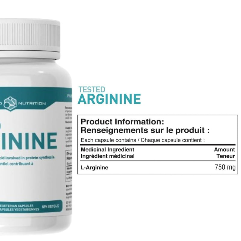 Tested Nutrition | Arginine 750mg (240 caps)