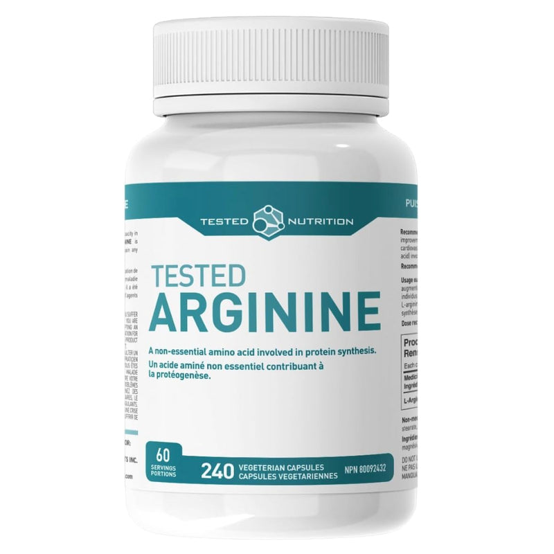 Tested Nutrition | Arginine 750mg (240 caps)