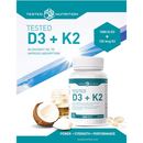 Tested Nutrition | D3+K2 (240 Softgels)
