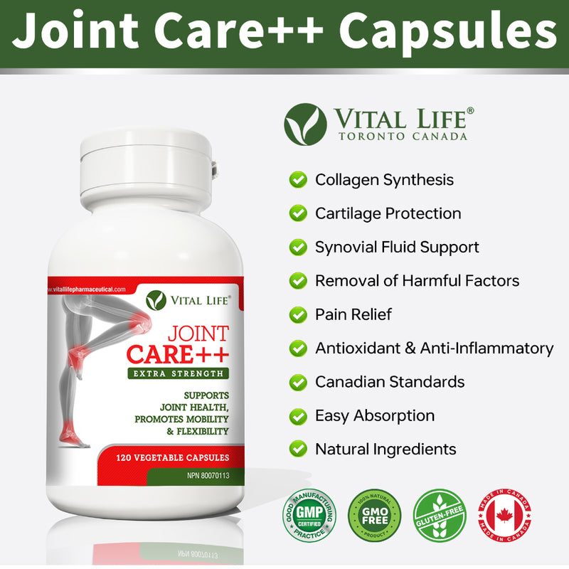 Vital Life | Joint Care++ Extra Strength (120 Vcaps)