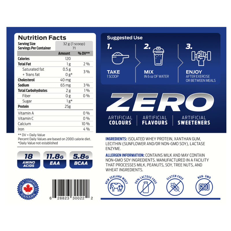 XP Labs | ISOXP (5 lb) Grass Fed Whey Protein Isolate