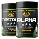 Advanced Genetics TestDex and Alpha combo. Image with both bottles.