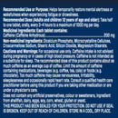 4EVERFIT Caffeine 200 mg (100 Tablets) directions & ingredients | Helps restore mental alertness. Natural source & pharmaceutical grade.