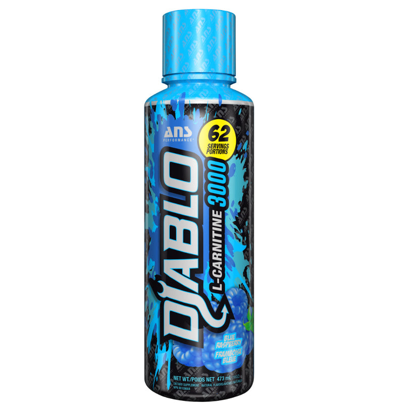 Buy Now! ANS Performance Diablo Liquid L-Carnitine (473 ml) Blue Raspberry. L-Carnitine is a fantastic supplement to support fat metabolism. It accelerates fat loss by supporting the transport of fatty acids to the muscles’ mitochondria where they can be burned off as energy.